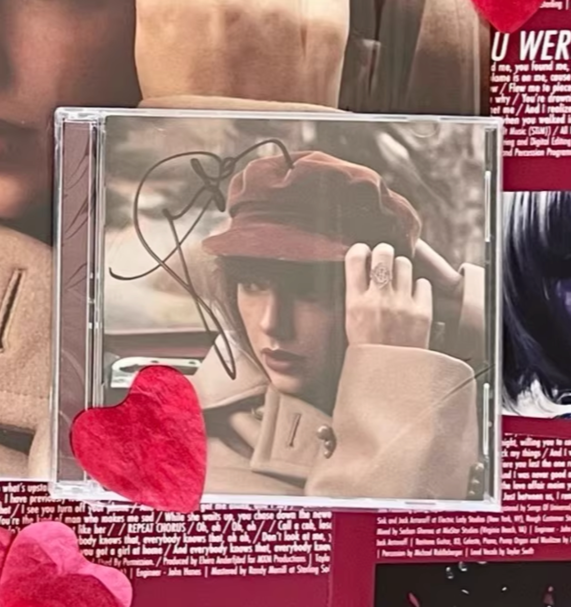 Taylor Swift RED  直筆サイン入り Signed Autographed - Taylor Swift – Red (Taylor's Version