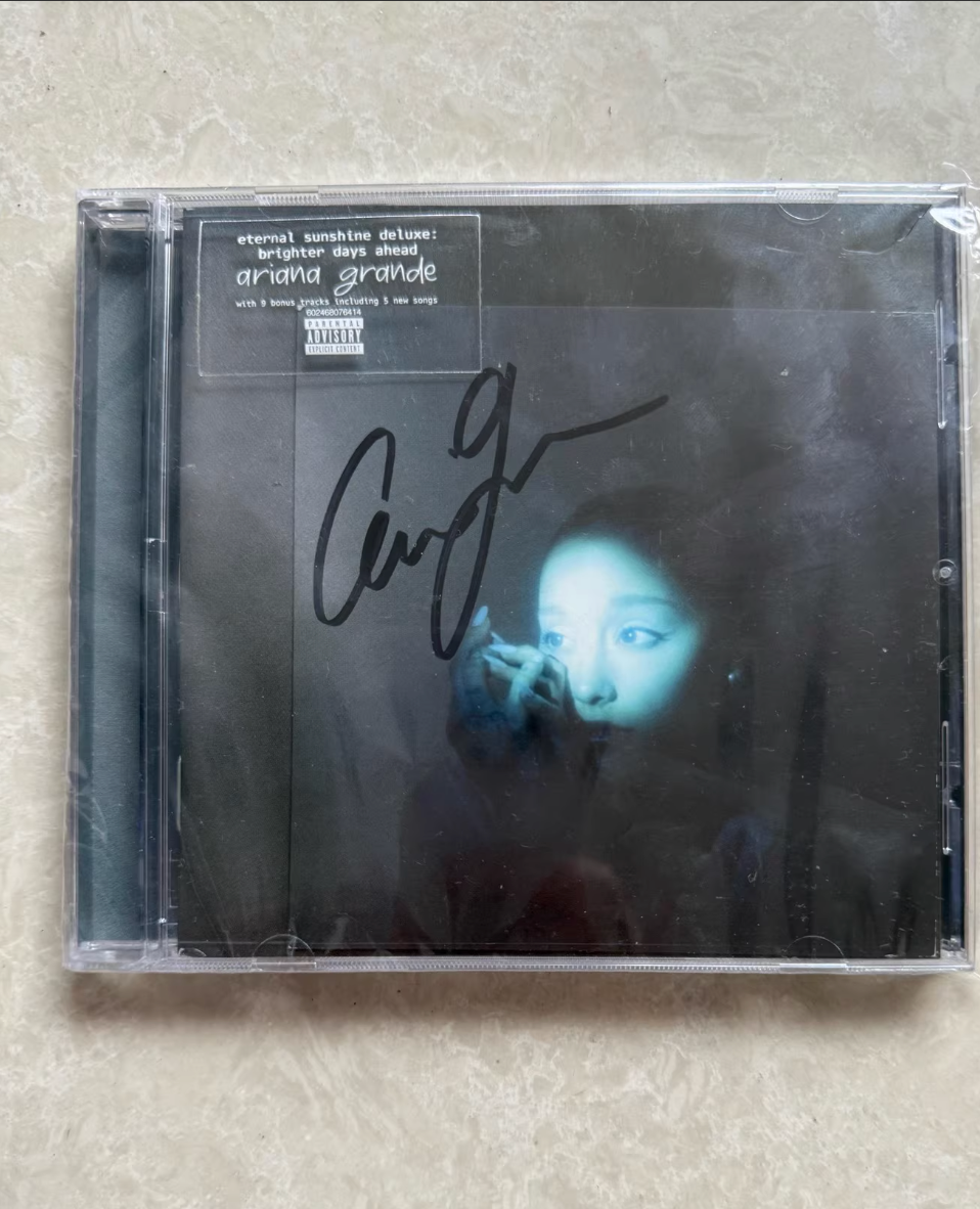 Eternal Sunshine 直筆サインCD Ariana Grande ③ ARIANA GRANDE Eternal Sunshine SIGNED CD Autographed (Ships