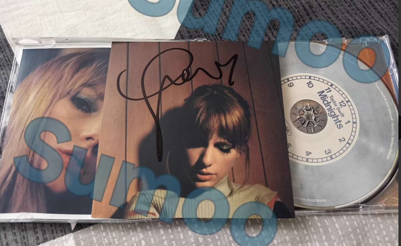 Taylor Swift Midnights サインハートアートカード入り CD