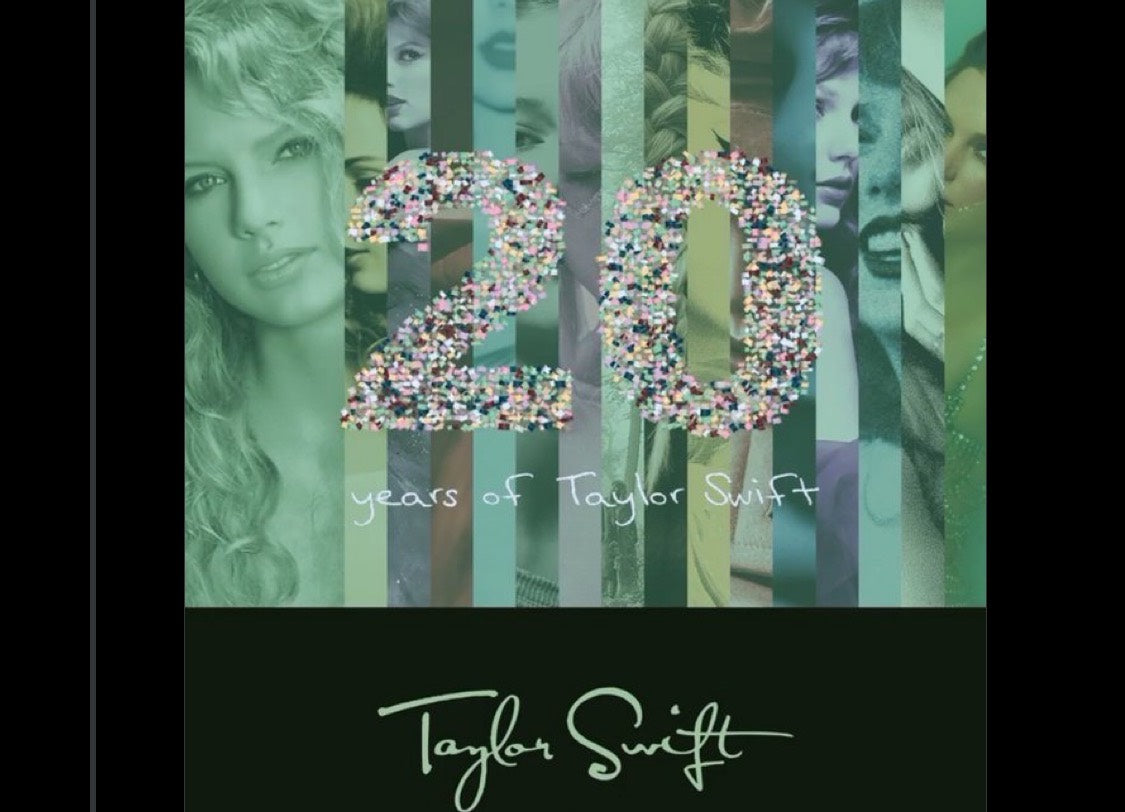 20 years of Taylor Swift — supplied anniversary collage