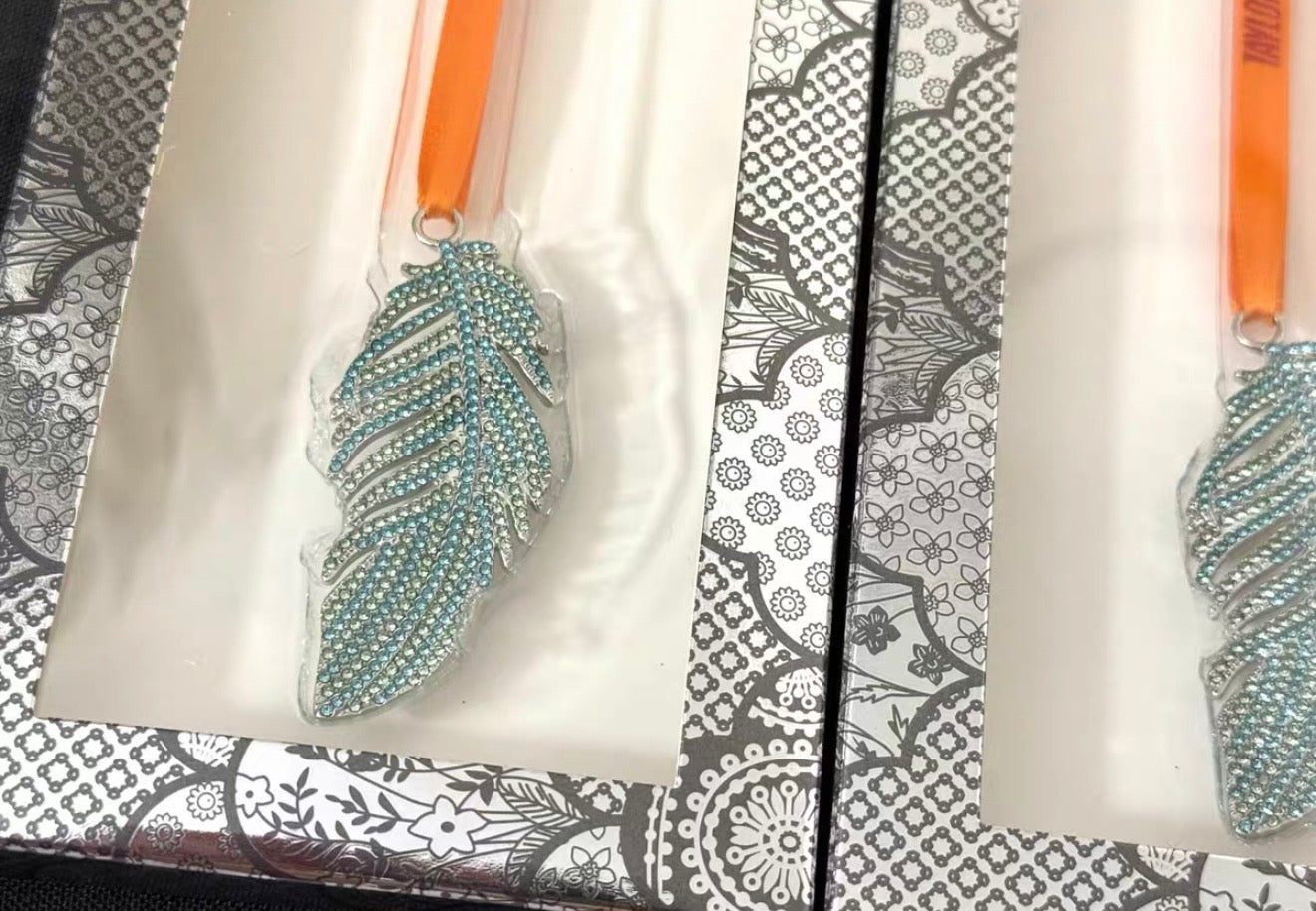 Taylor Swift Holiday Collection "The Life Of A Showgirl" Feather Ornament - New - Read Desc