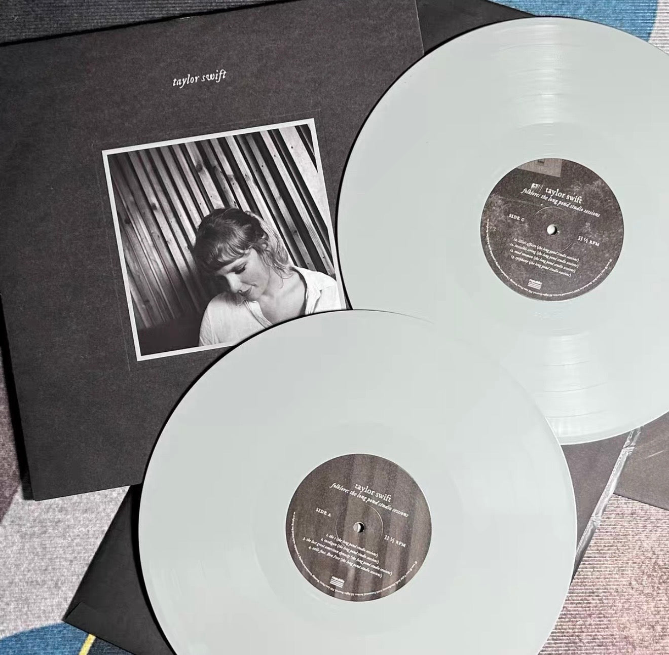 Taylor Swift Folklore Long Pond RSD Grey Vinyl US 1st Press Only Opened Read Desc