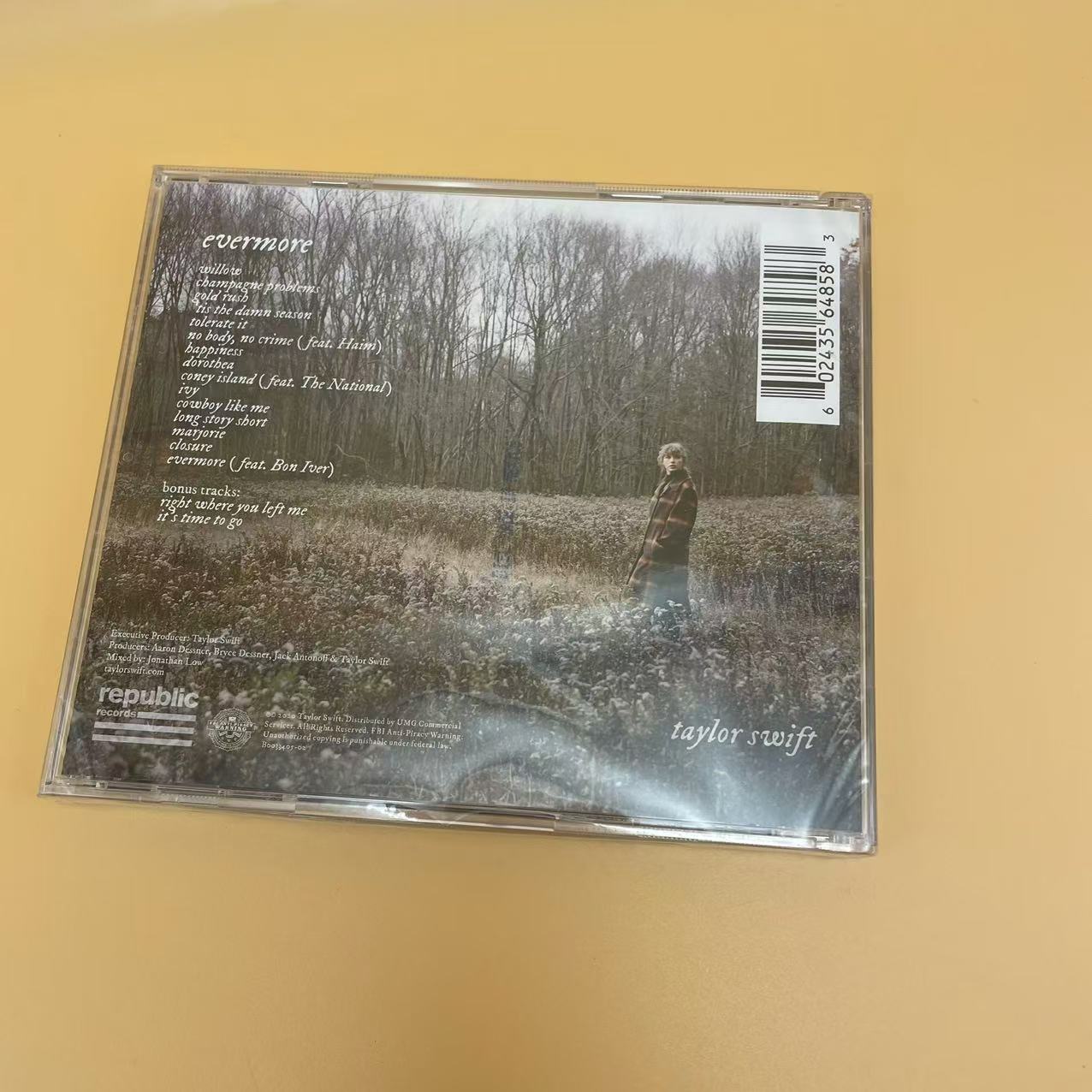 Taylor Swift evermore Signed CD - Perfect Signature