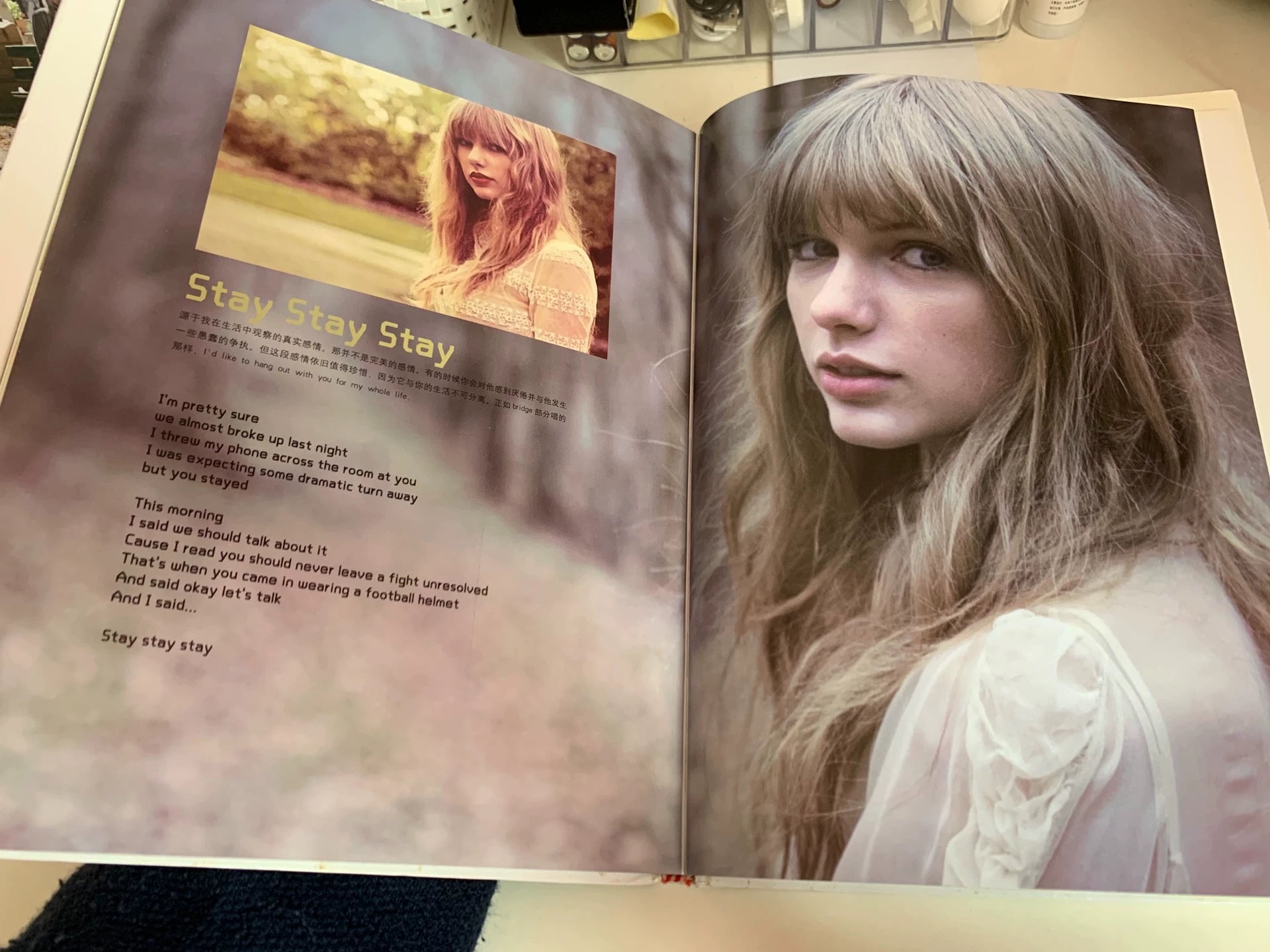 Taylor Swift — 2013 Retro Pink Photo Magazine Gift Box — Light Wear