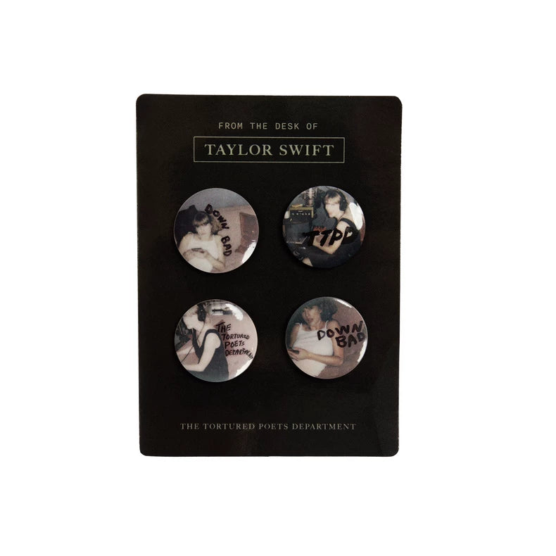 Taylor Swift – The Tortured Poets Department Official Pin Set