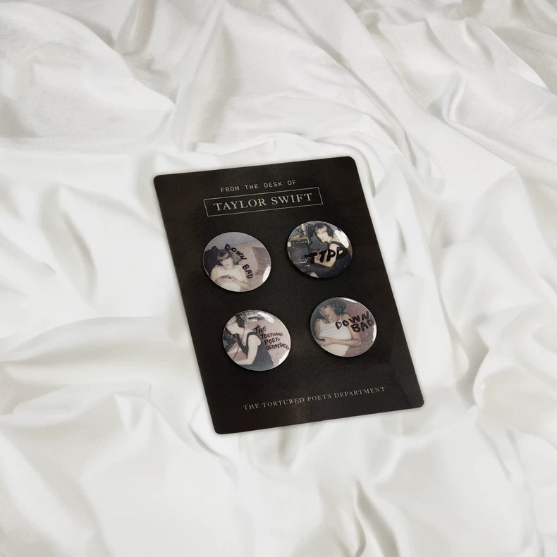 Taylor Swift – The Tortured Poets Department Official Pin Set