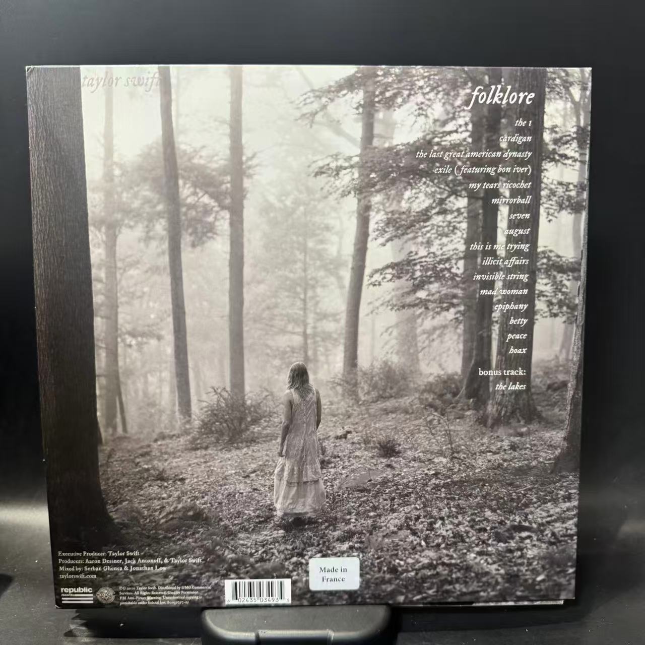 Taylor Swift - Folklore (2xLP, Album, Dlx, Ltd, Azu)(NM/VG+)