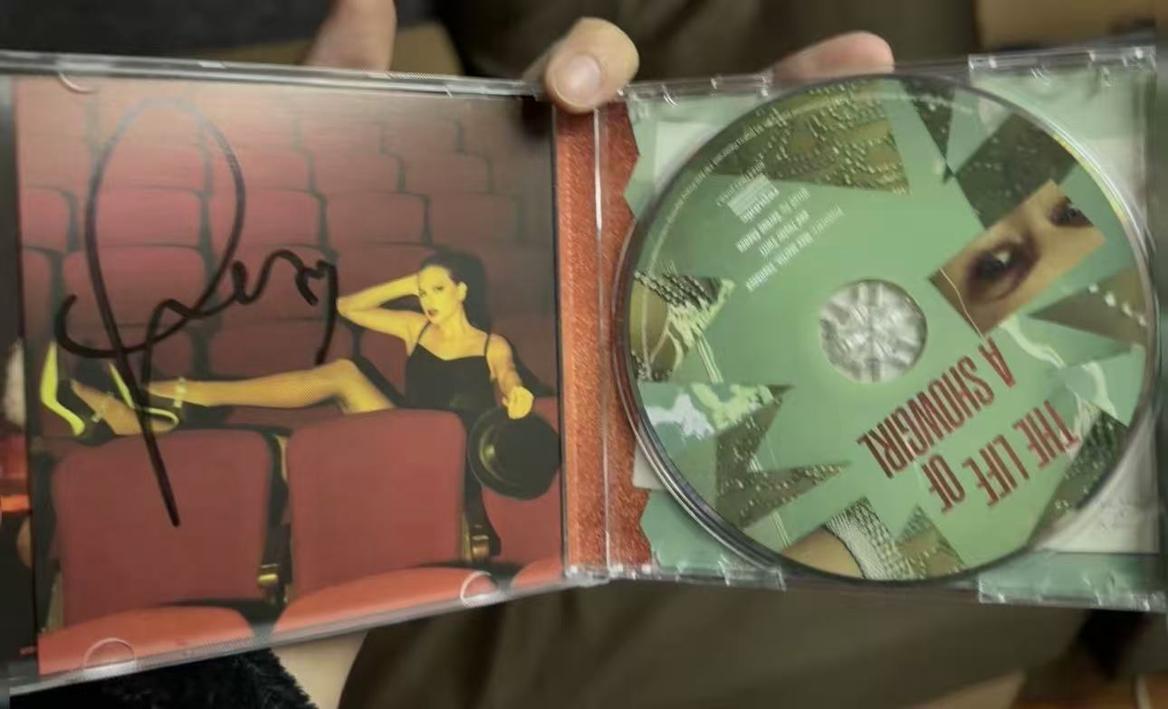 Taylor Swift The Life of a Show Girl Signed CD Open Box Like New