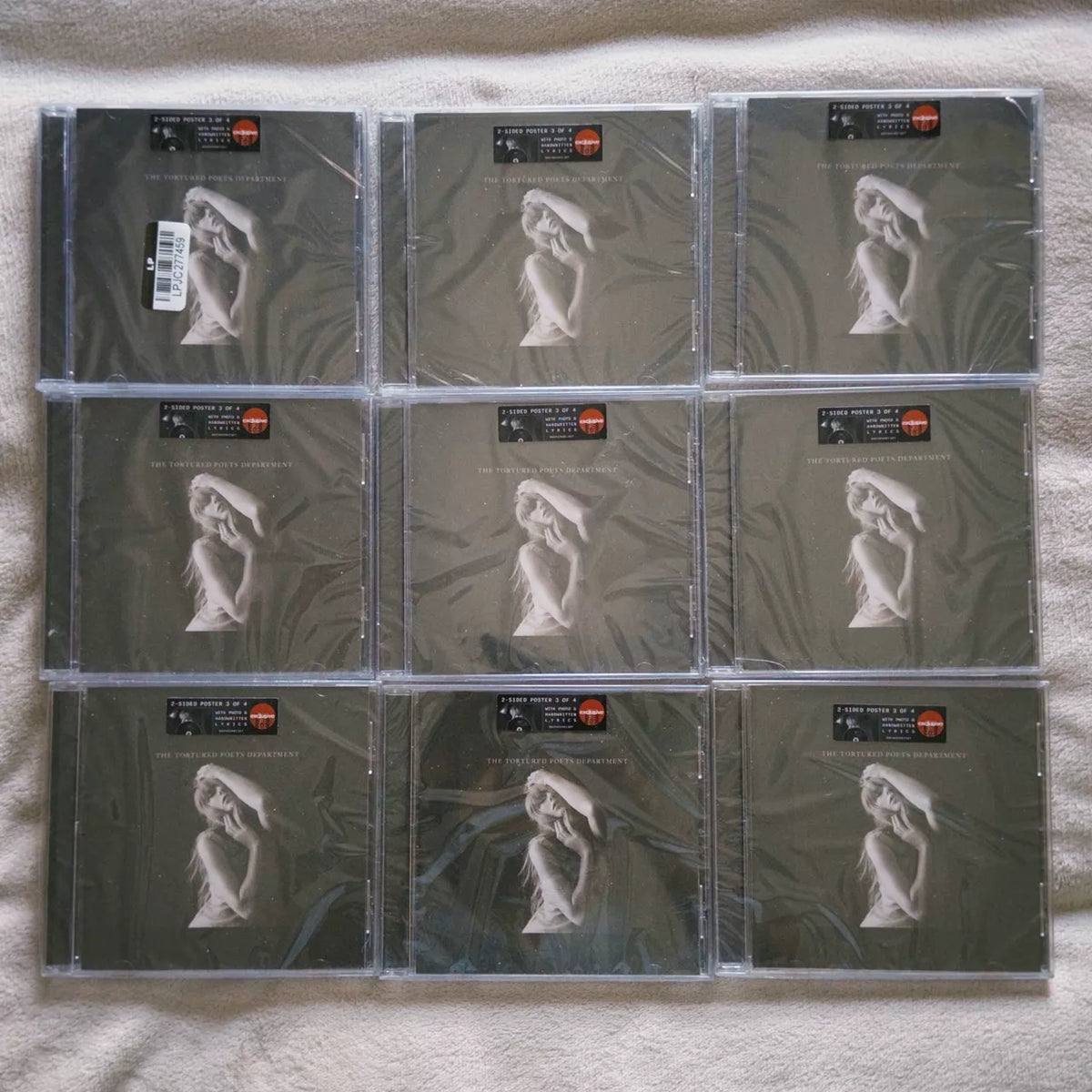 Taylor Swift – TTPD – The Black Dog, Target CD, Cracked Case