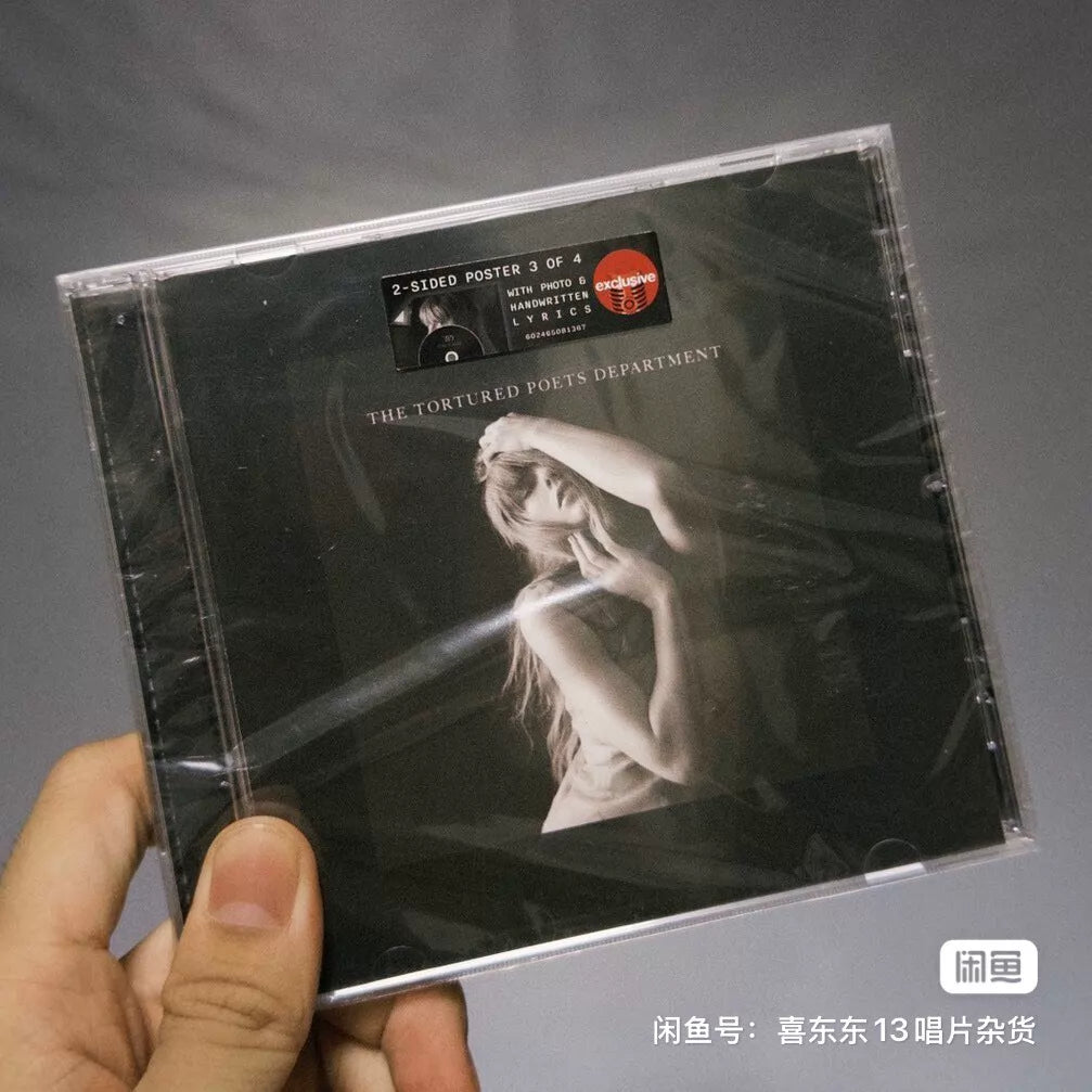 Taylor Swift – TTPD – The Black Dog, Target CD, Cracked Case