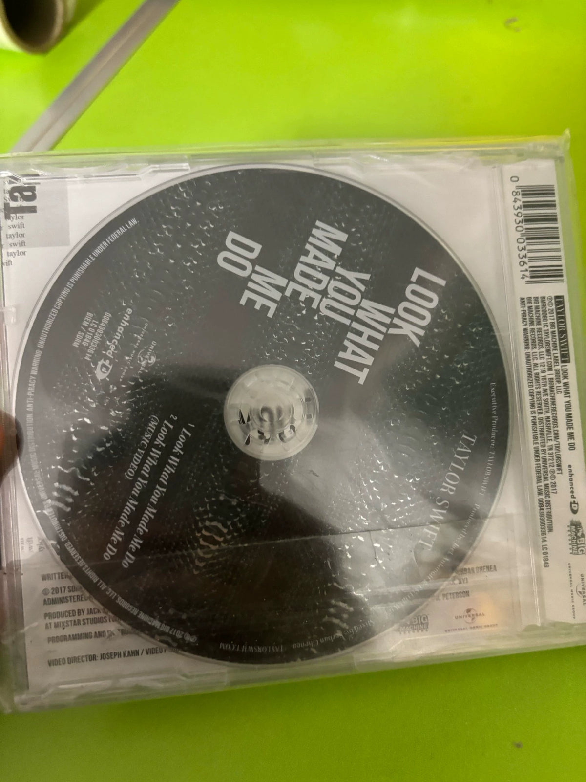 Taylor Swift – Look What You Made Me Do – Sealed CD Single