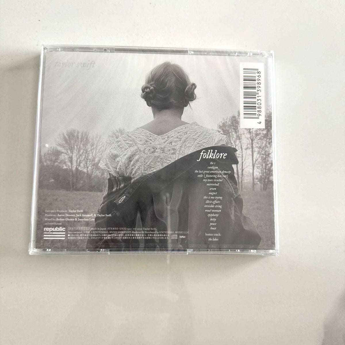 Taylor Swift – Folklore – Japanese Standard CD