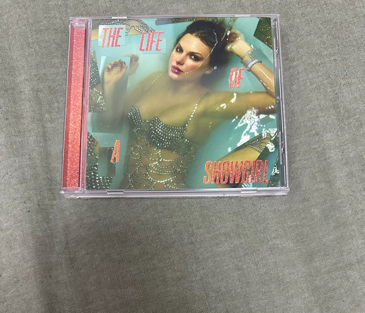 Taylor Swift – The Life of a Showgirl – Signed CD, Cover 3, Hype Sticker Retained