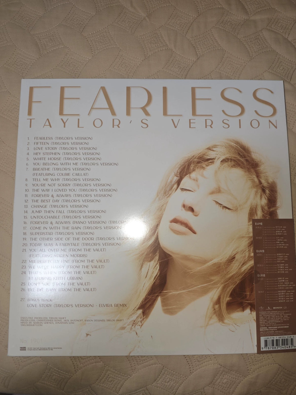 Taylor Swift – Fearless (Taylor's Version) – Gold Vinyl 3LP