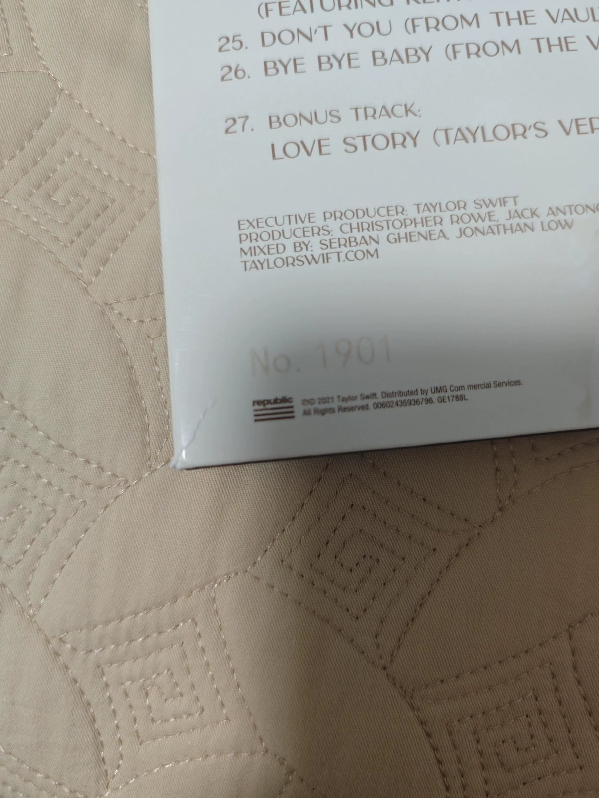 Taylor Swift – Fearless (Taylor's Version) – Gold Vinyl 3LP