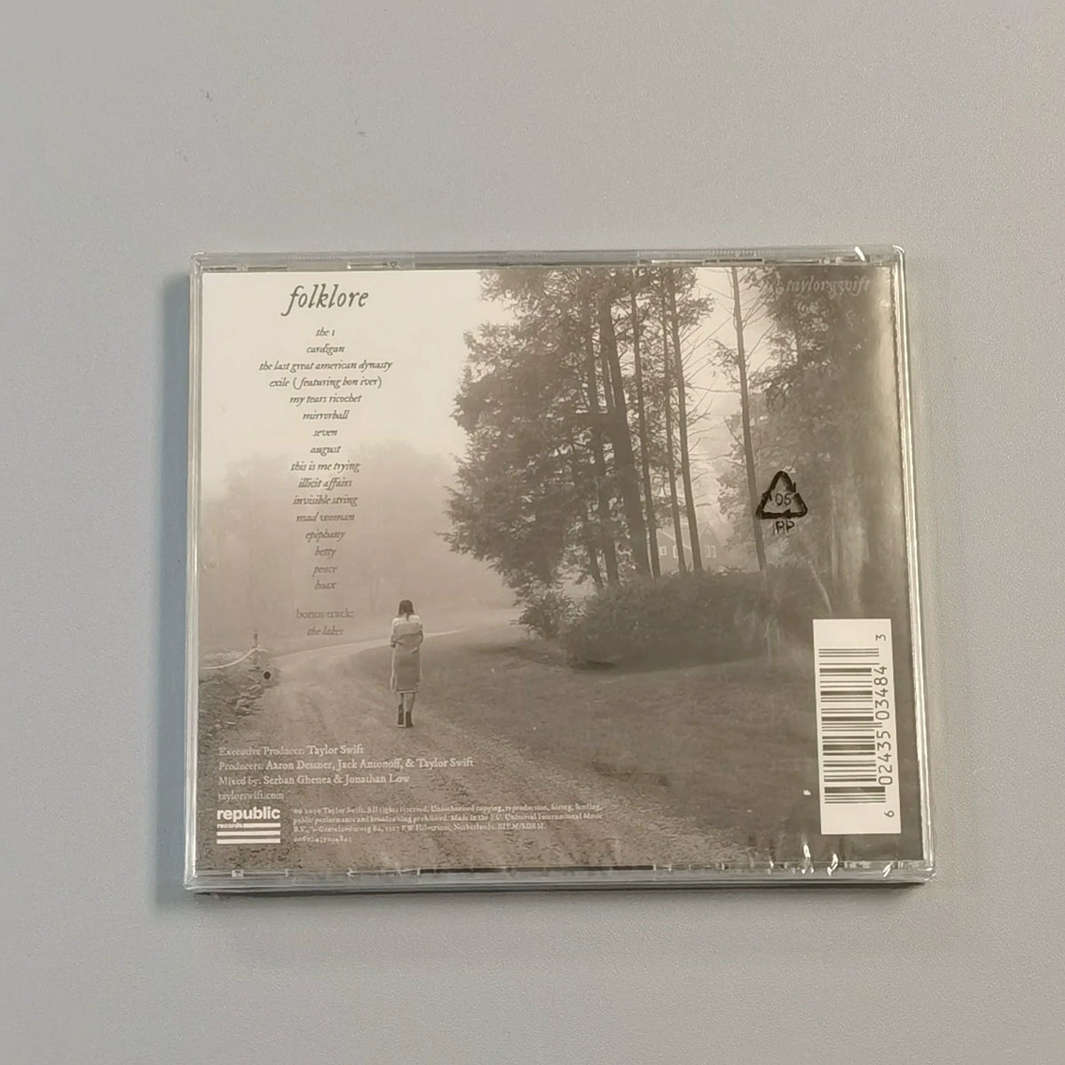 Taylor Swift – Folklore – Deluxe CD, Alternate Cover