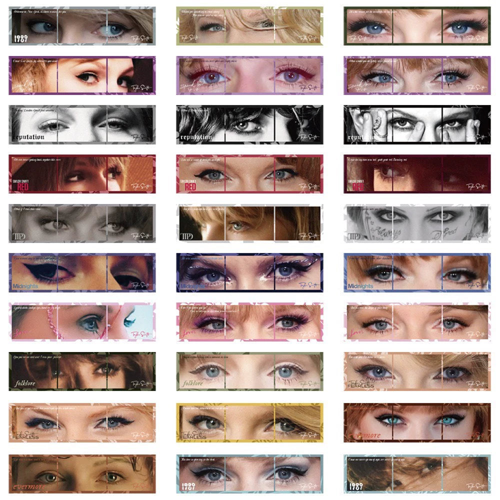 Taylor Swift – Eyes Paper Bookmarks – Set of 30