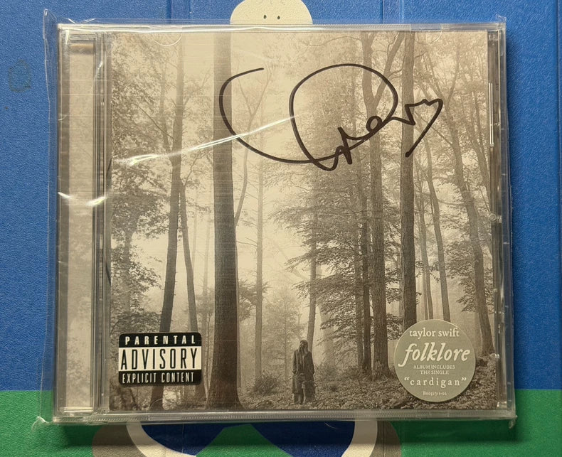 Taylor Swift – Folklore – Signed CD, Sealed with Repositioned Sticker