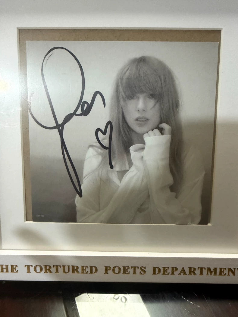 Taylor Swift – TTPD – Signed Hard Insert with Frame