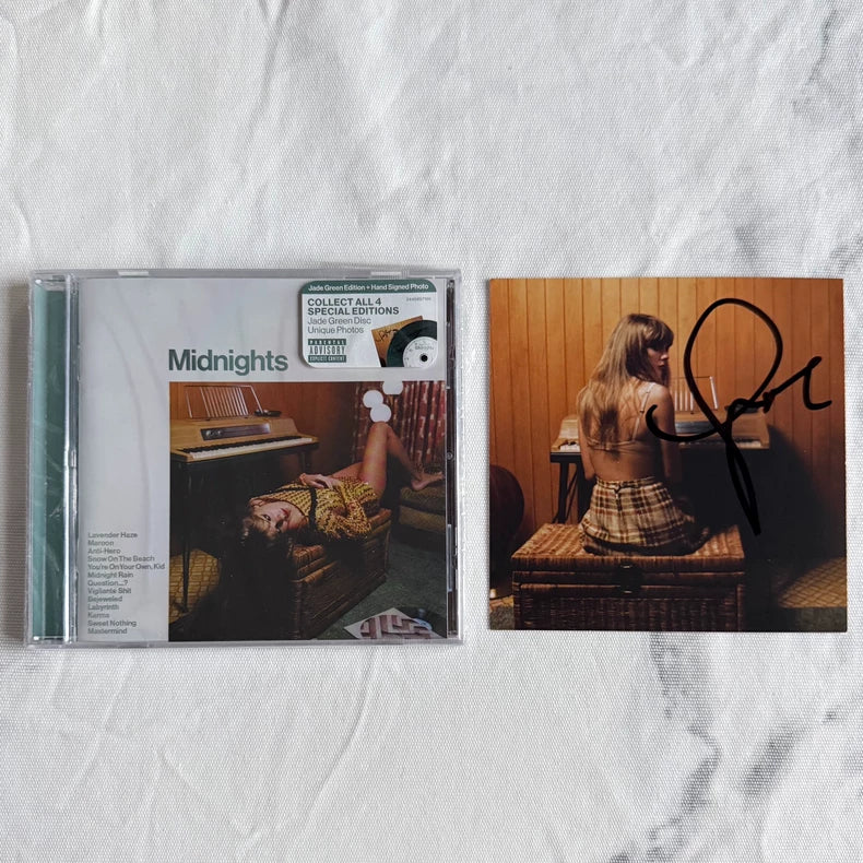 Taylor Swift – Midnights – Jade Green Signed CD