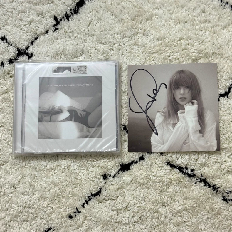 Taylor Swift – TTPD – UK Signed Soft-Card CD