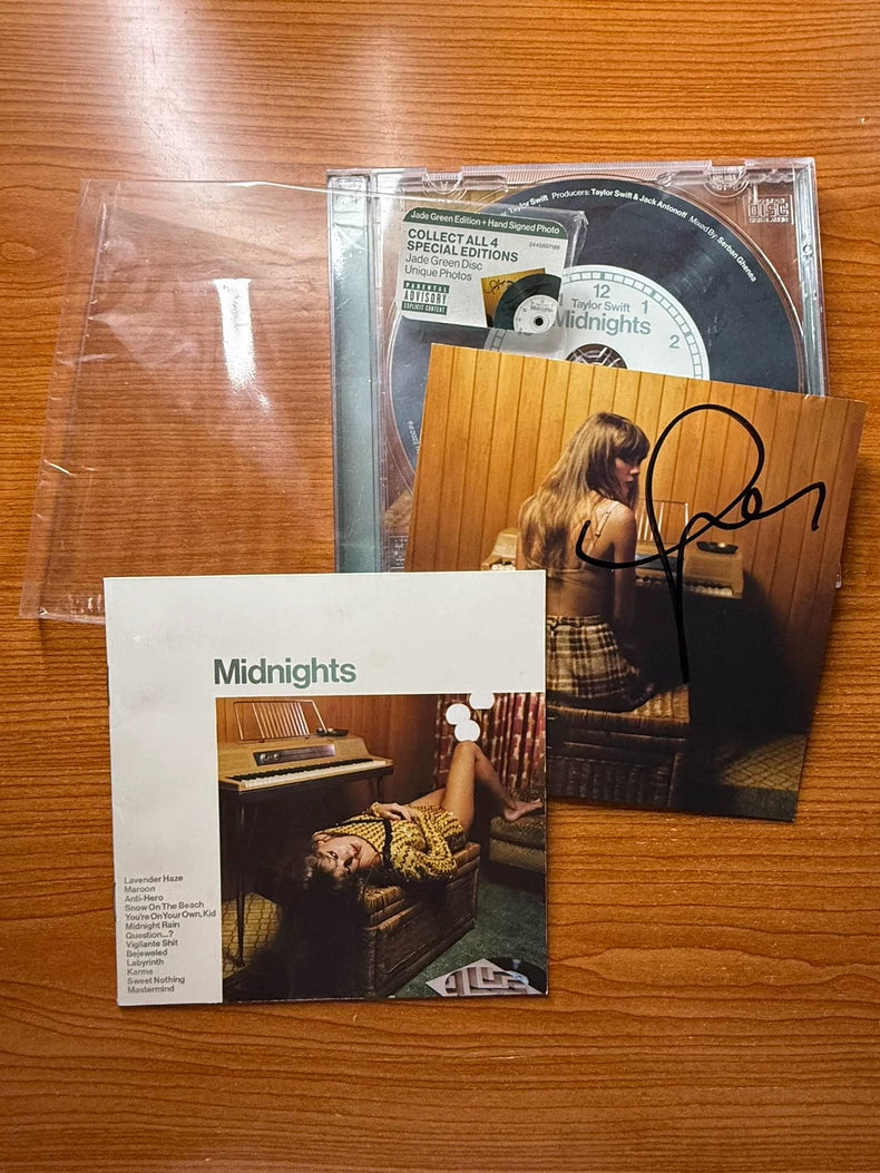 Taylor Swift – Midnights – Jade Green Signed CD
