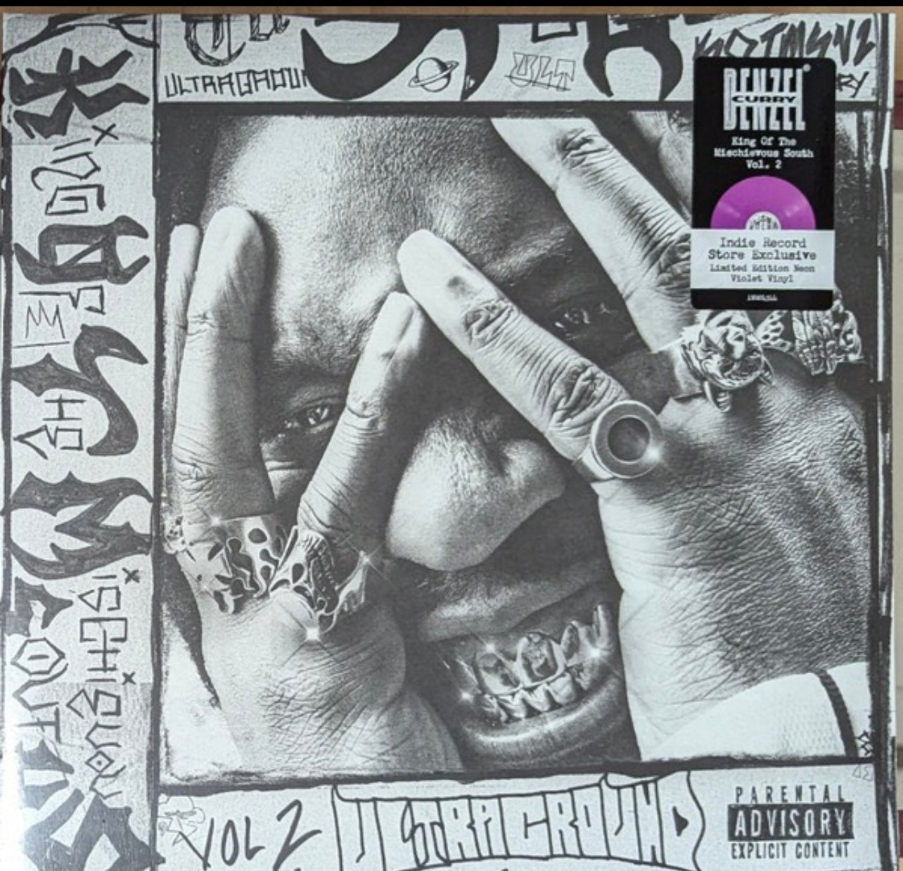 Denzel Curry King of the Mischievous South Vol. 2 Limited Orange Vinyl LP