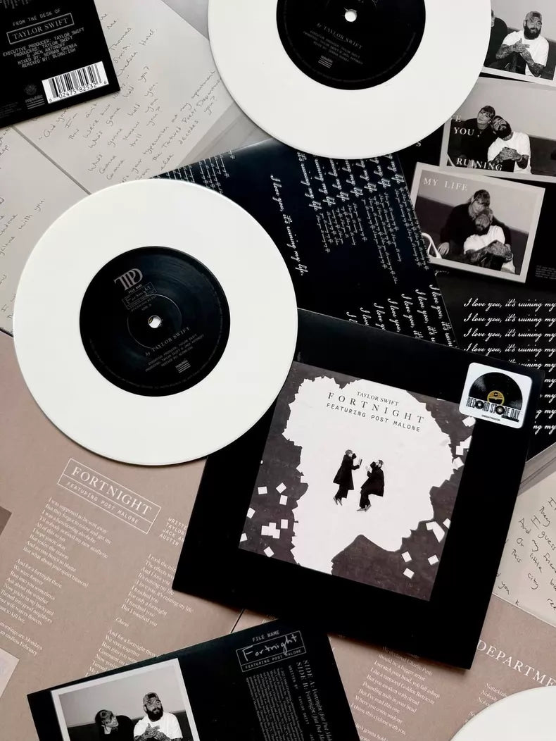 Taylor Swift – Fortnight feat. Post Malone RSD White 7-Inch Vinyl — Sealed