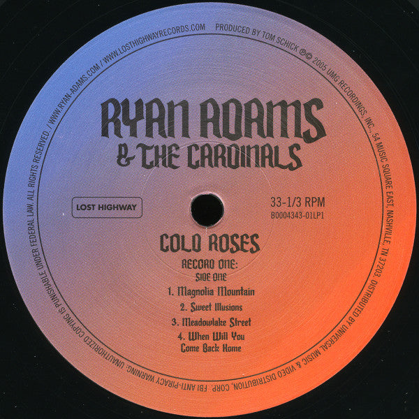Ryan Adams & The Cardinals : Cold Roses (2xLP, Album, RE, 180)