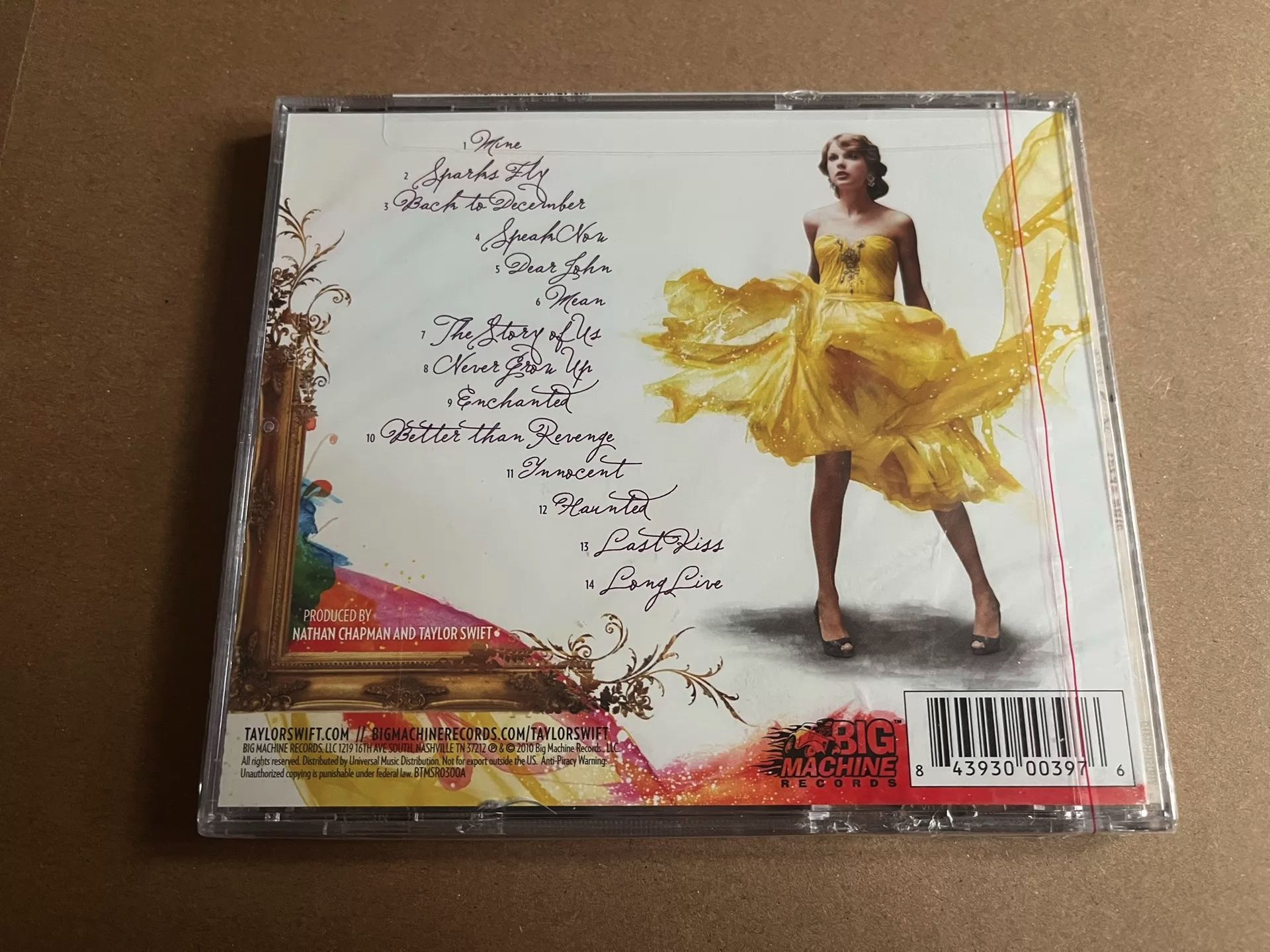 Taylor Swift – Speak Now US CD — Sealed with Case Crack