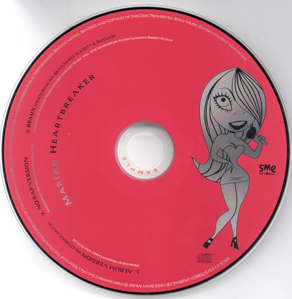 Mariah Carey : Heartbreaker (CD, Single, Promo)