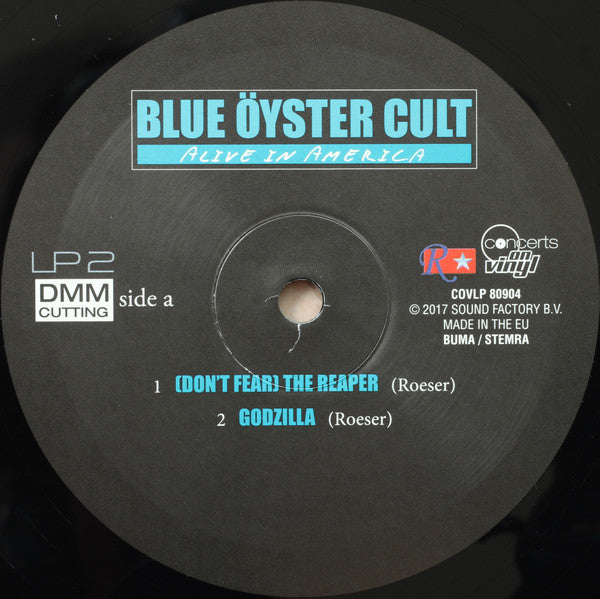 Blue Öyster Cult : Alive In America (2xLP, Album, RE)