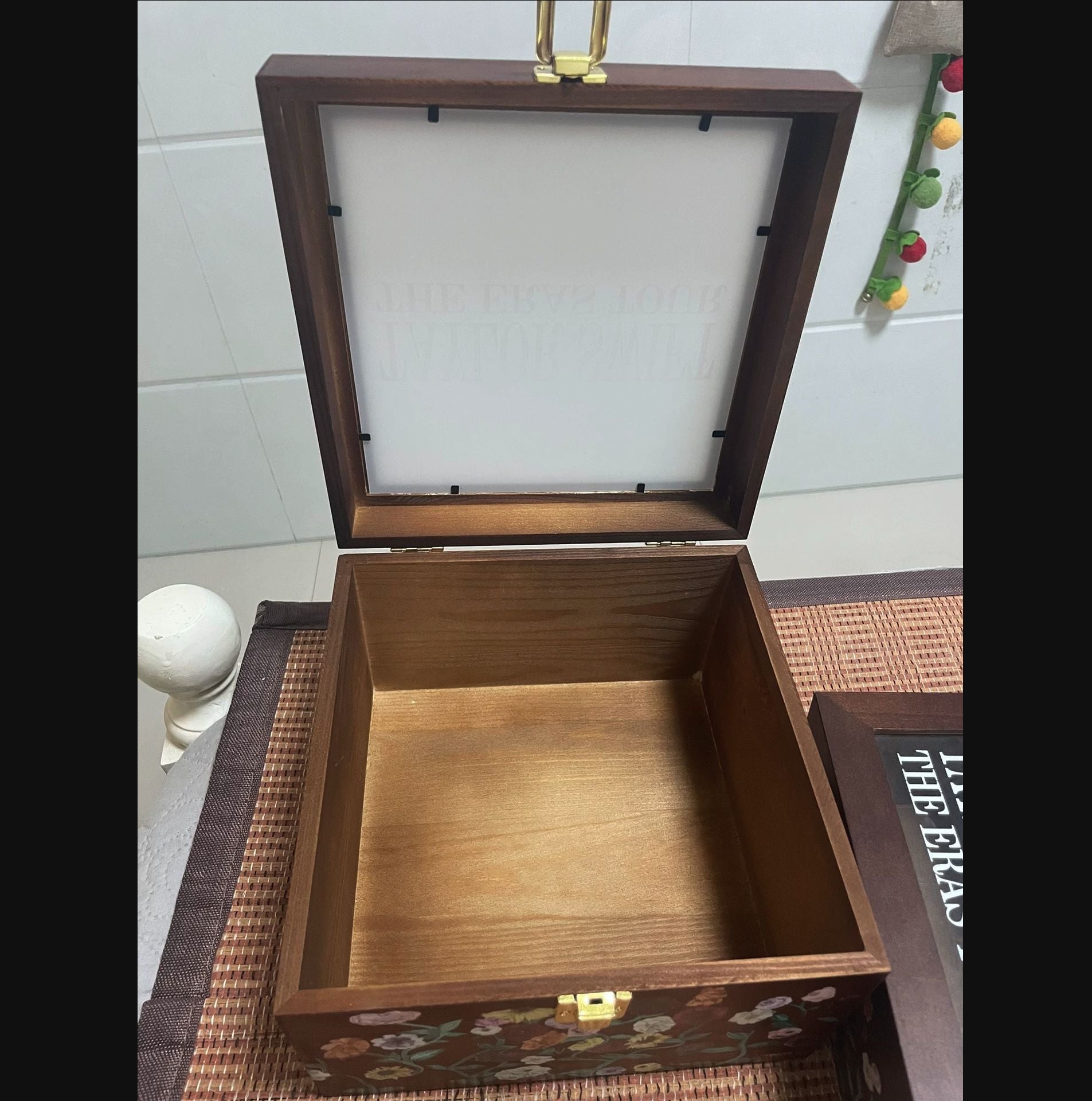 Taylor Swift The Eras Tour Floral Wooden CD & Keepsake Storage Box — Pre-Owned