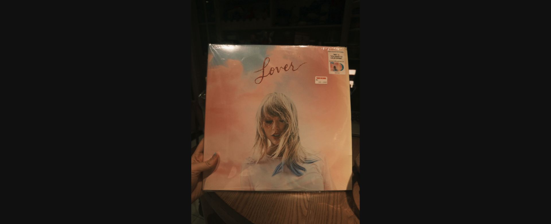 Taylor Swift – Lover 2LP Pink & Blue Vinyl — Sealed, Tower Records Japan