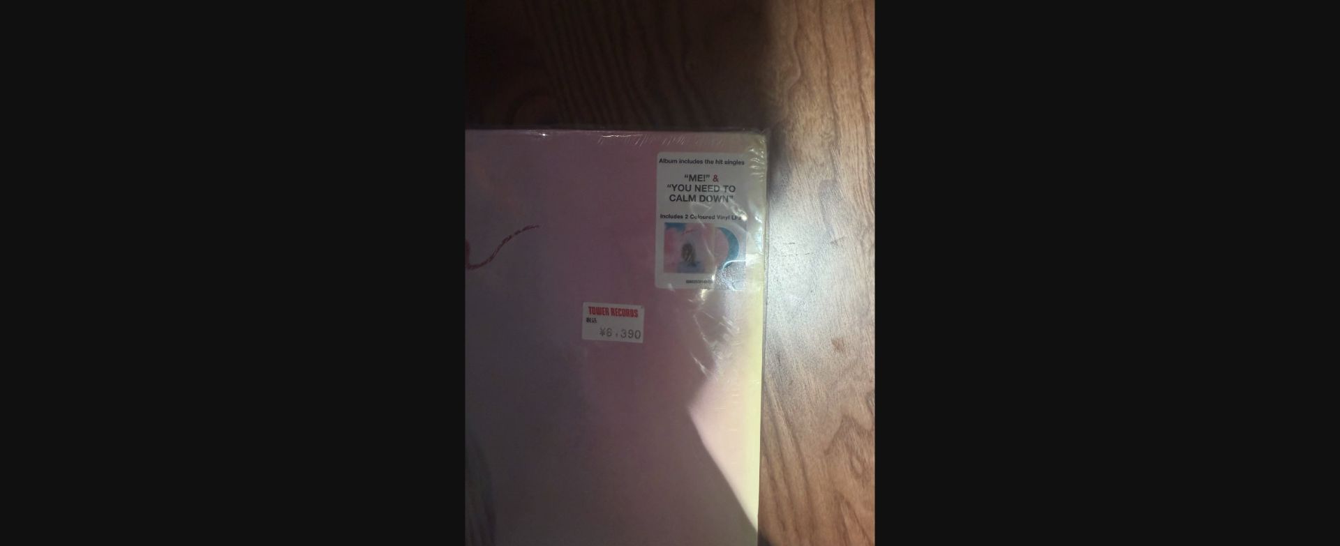 Taylor Swift – Lover 2LP Pink & Blue Vinyl — Sealed, Tower Records Japan