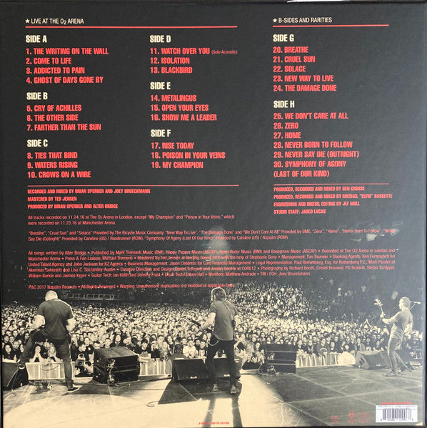 Alter Bridge : Live At The O2 Arena + Rarities (Box, Dlx, Ltd + 4xLP, Album)