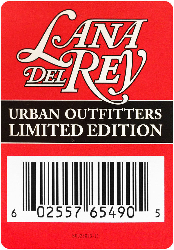 Lana Del Rey : Love / Lust For Life (7", Shape, Single, Ltd, Red)