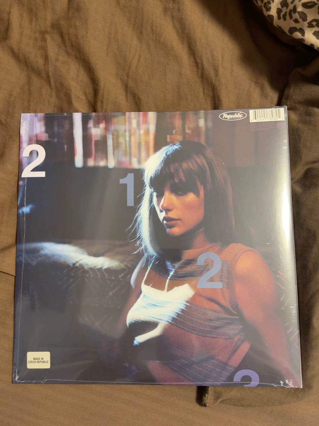 Taylor Swift Midnights Moonstone Blue vinyl, actual item