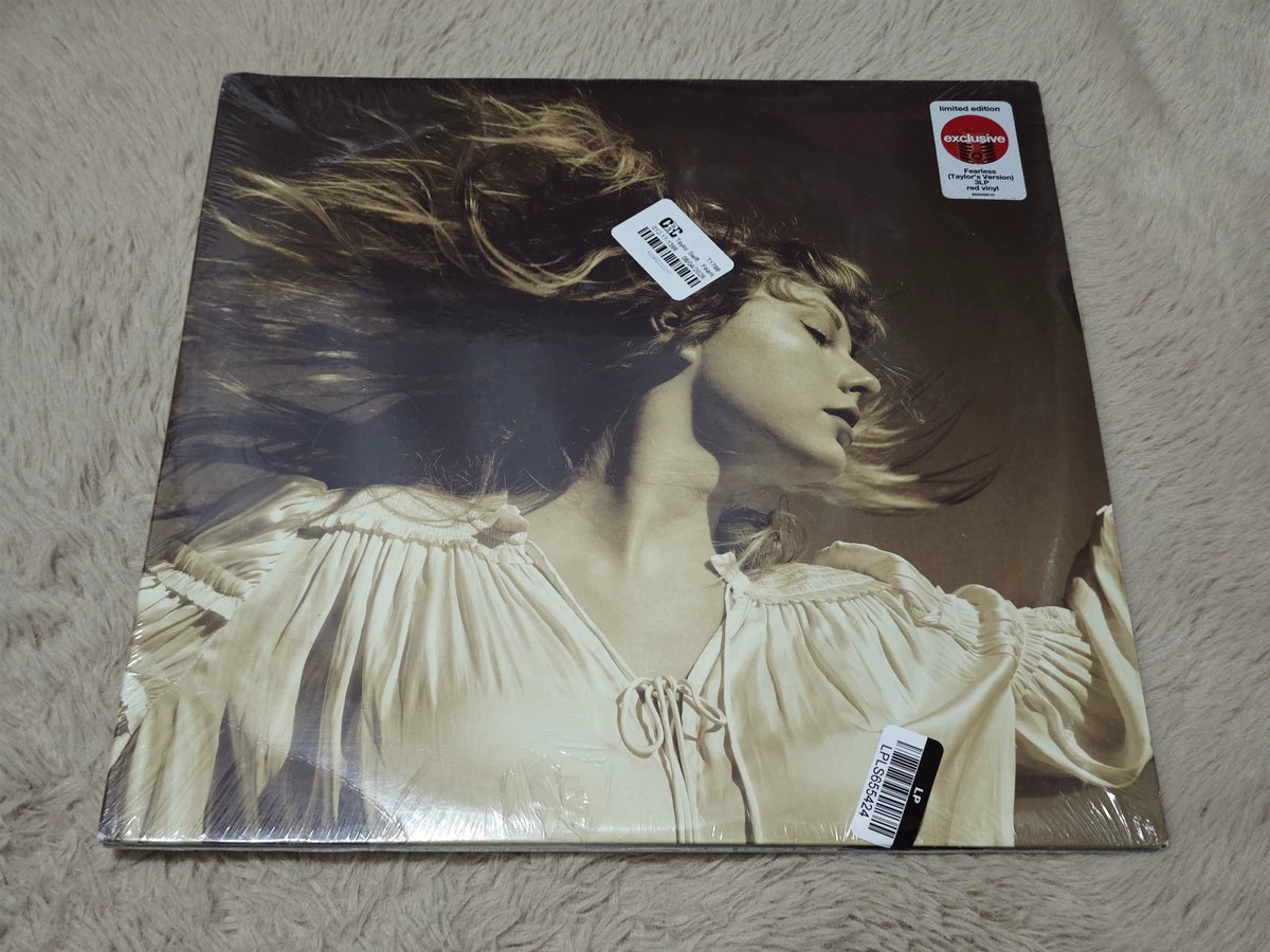 Taylor Swift – Fearless (Taylor’s Version) – Target Red 3LP, Sealed — actual copy