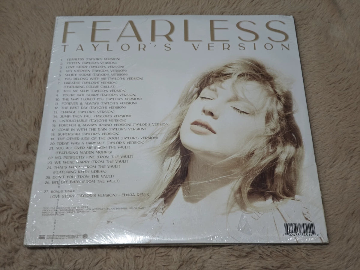 Taylor Swift – Fearless (Taylor’s Version) – Target Red 3LP, Sealed — actual copy