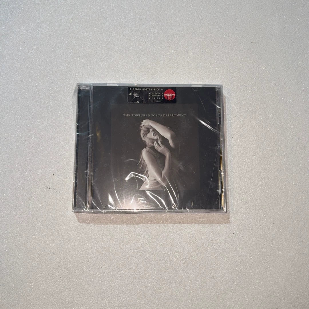 Taylor Swift – The Tortured Poets Department – Target The Black Dog CD, Sealed — actual copy