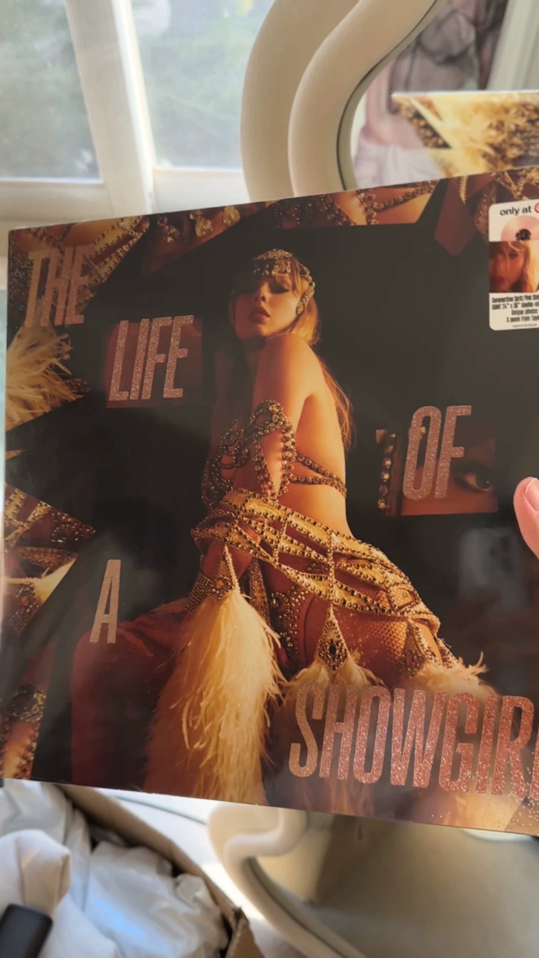 Taylor Swift – The Life of a Showgirl – Target Pink Vinyl, Sealed — actual copy
