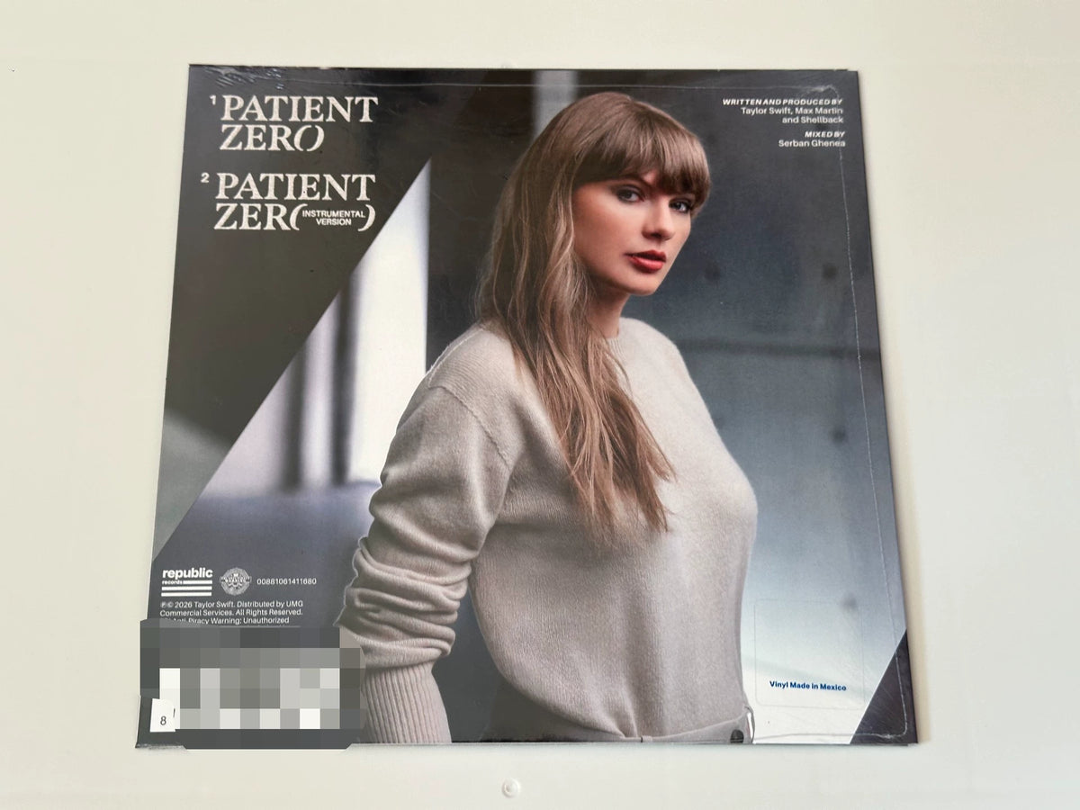 Taylor Swift – Patient Zero – His Halo 7-inch, Sealed, Sleeve Mark — actual copy