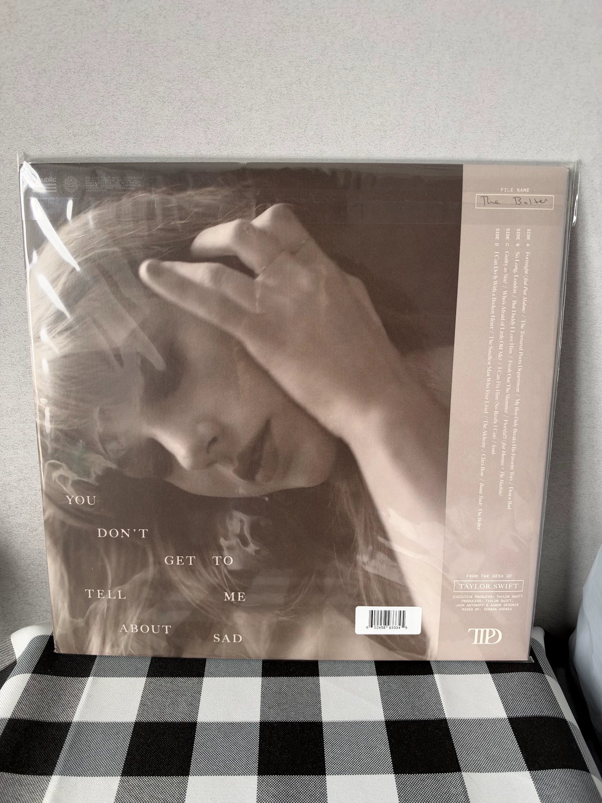 Taylor Swift – The Tortured Poets Department – The Bolter 2LP, Opened — actual copy