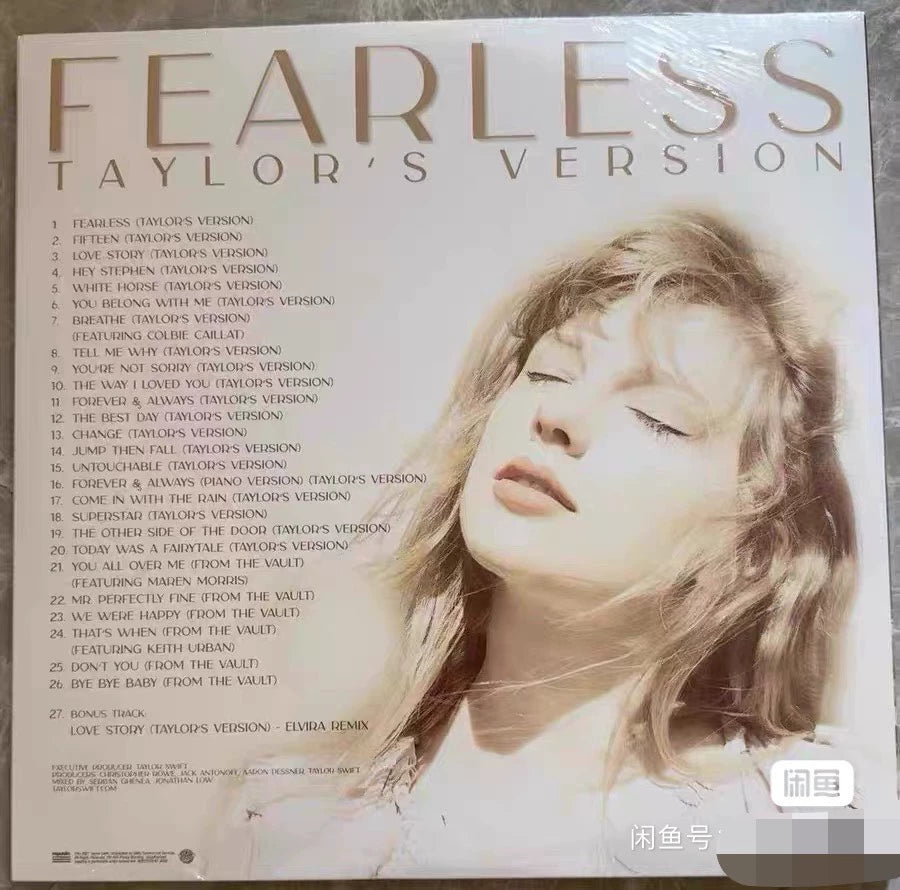 Taylor Swift – Fearless (Taylor’s Version) – Gold 3LP, Sealed — actual copy