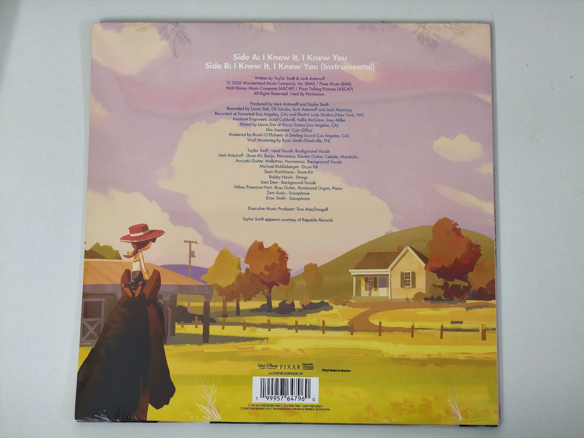 Taylor Swift – I Knew It, I Knew You – Toy Story 5 Shaped Vinyl, Sealed — actual copy