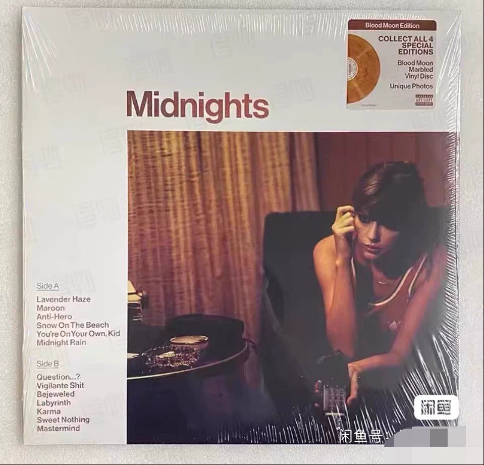 Taylor Swift – Midnights – Blood Moon Vinyl, Sealed — actual copy
