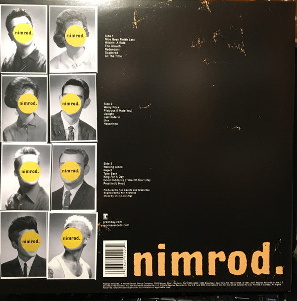 Green Day : Nimrod. (LP, Album + LP, S/Sided, Album, Etch + RE, S/Editi)