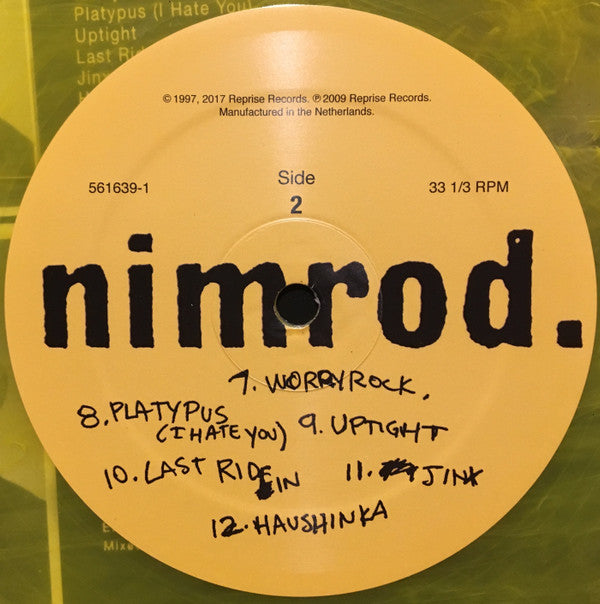 Green Day : Nimrod. (LP, Album + LP, S/Sided, Album, Etch + RE, S/Editi)