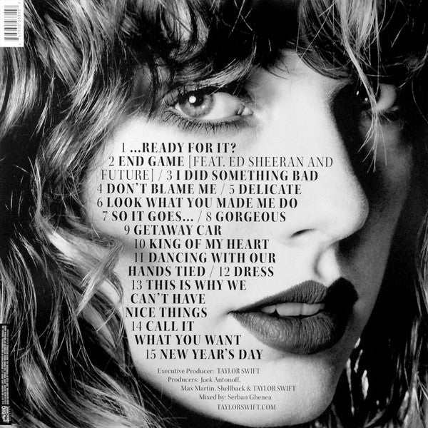 Taylor Swift : Reputation (2xLP, Album, Ora)